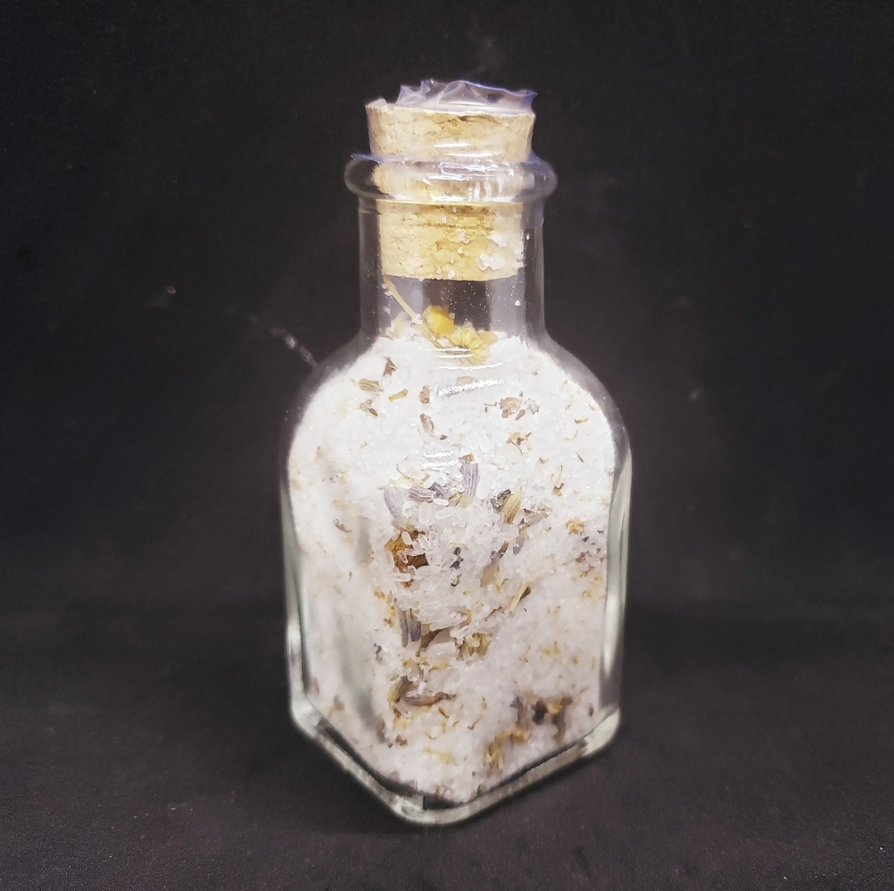 Bath Salts 2oz Chamomile & Lavender Flowers